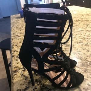 Tie Up Strappy Heels